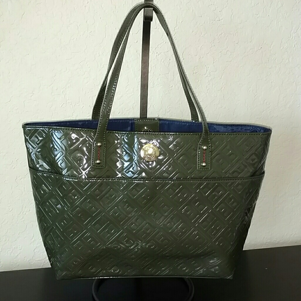🎆HP🎆TOMMY HILFIGER Satchel *Moss Green* Bag